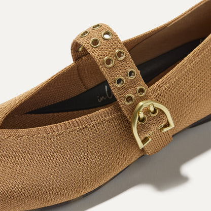 The Max Buckle Mary Jane in Java Chip | Rothys Women