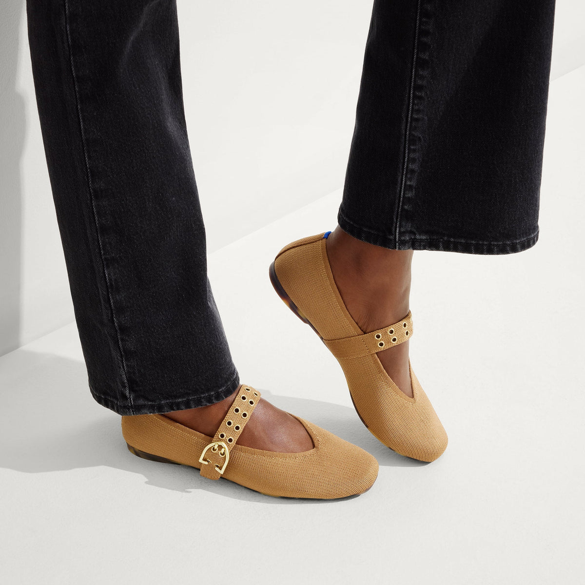 The Max Buckle Mary Jane in Java Chip | Rothys Women