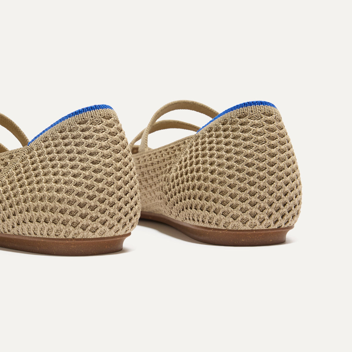 The Double Buckle Mary Jane in Dune Mesh | Rothys Women
