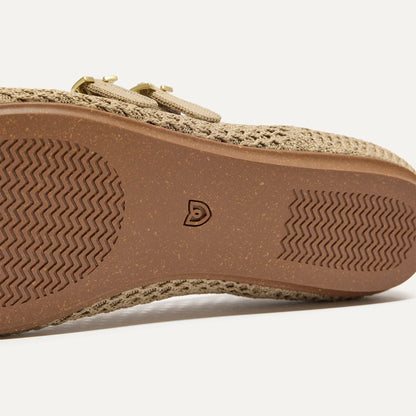 The Double Buckle Mary Jane in Dune Mesh | Rothys Women
