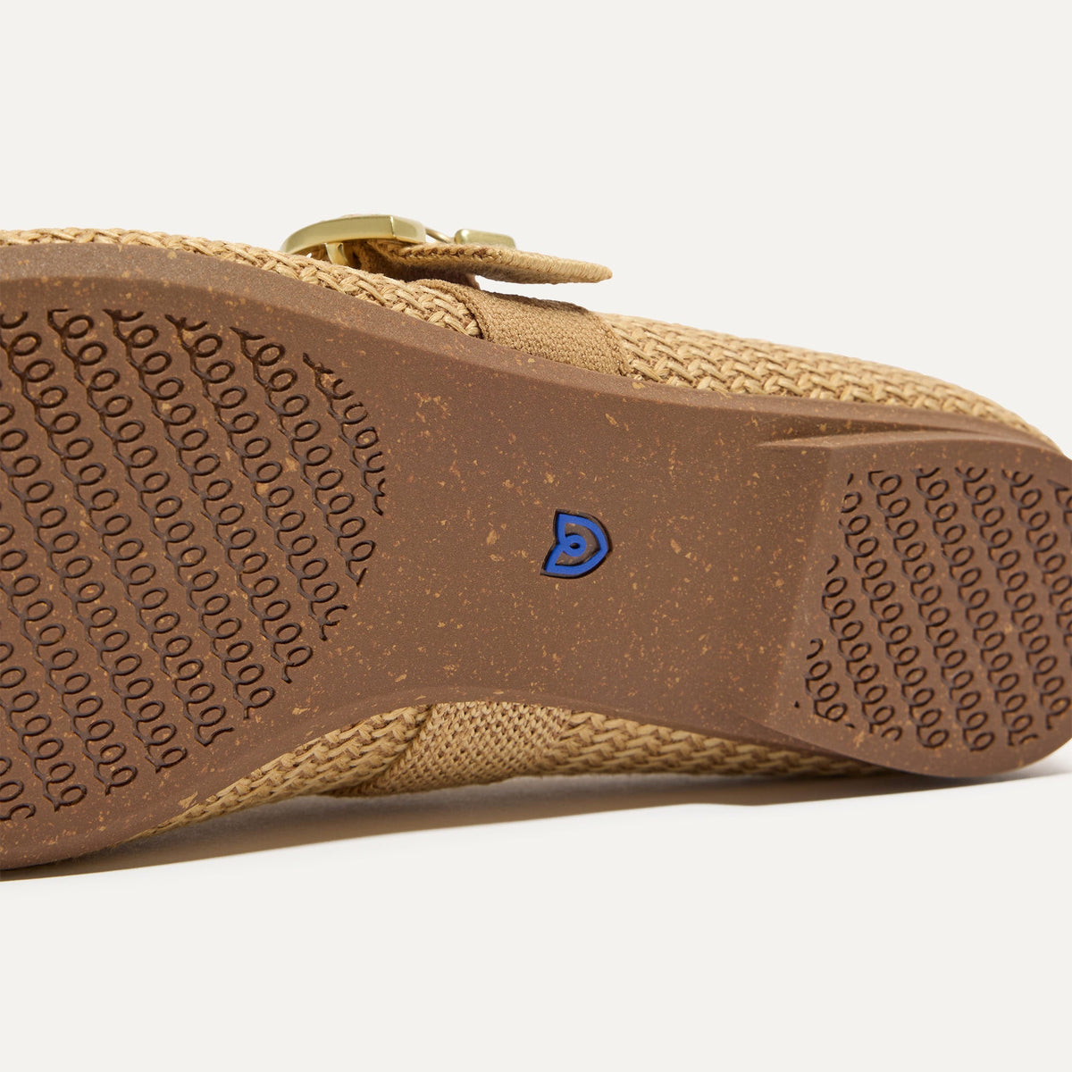 The Max Buckle Mary Jane in Tan Woven | Rothys Women