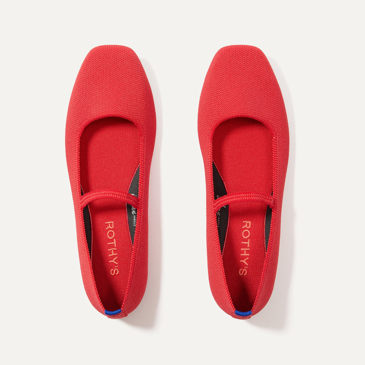 The Max Square Mary Jane in Red Hot | Rothys Women