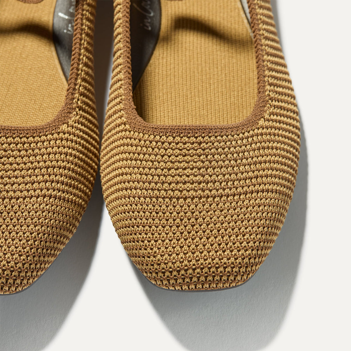 The Max Square Mary Jane in Wheat Raffia Knit | Rothys Women