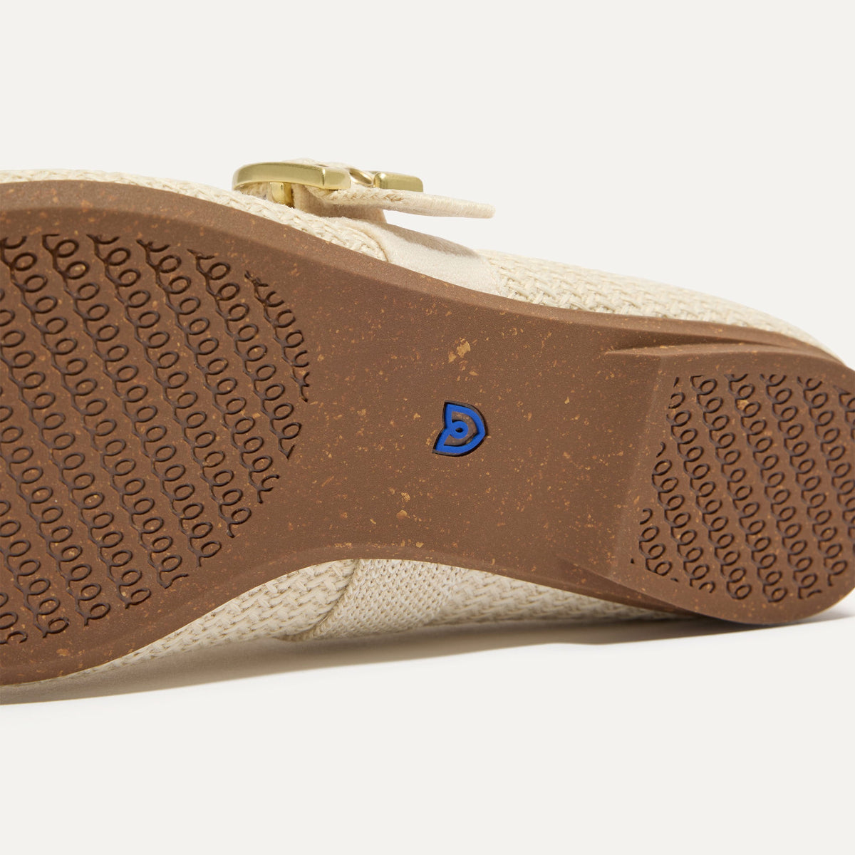 The Max Buckle Mary Jane in Cream Woven | Rothys Women