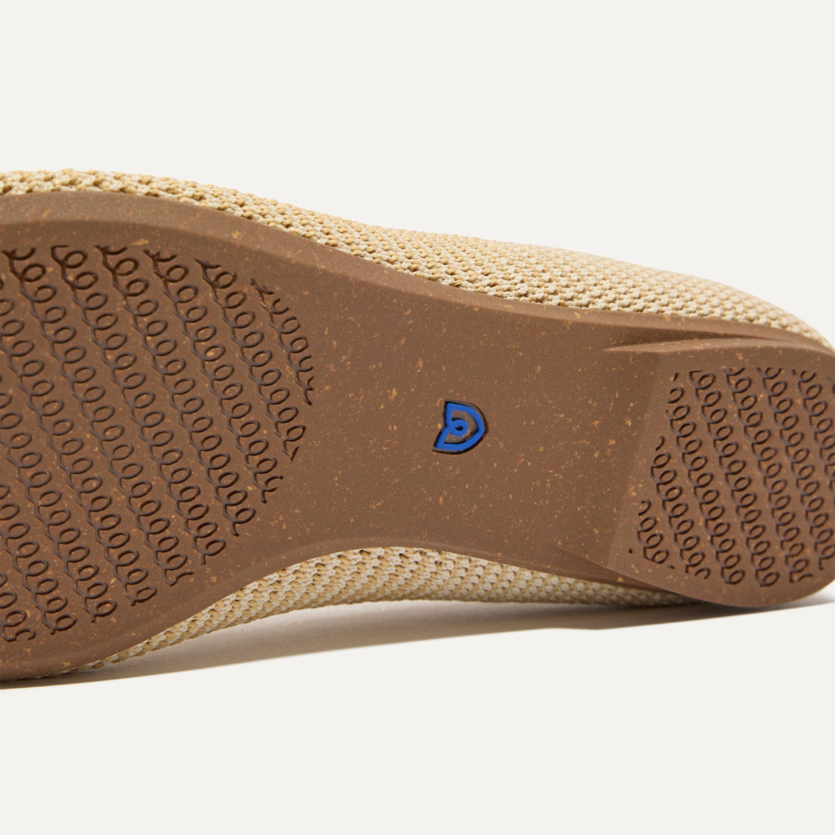 The Max Square Mary Jane in Cream Raffia Knit | Rothys Women