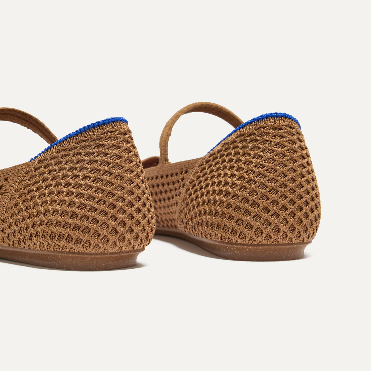 The Square Mary Jane in Pecan Mesh | Rothys Women