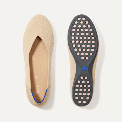 The Daily Flat in Ecru | Rothys Women|Men