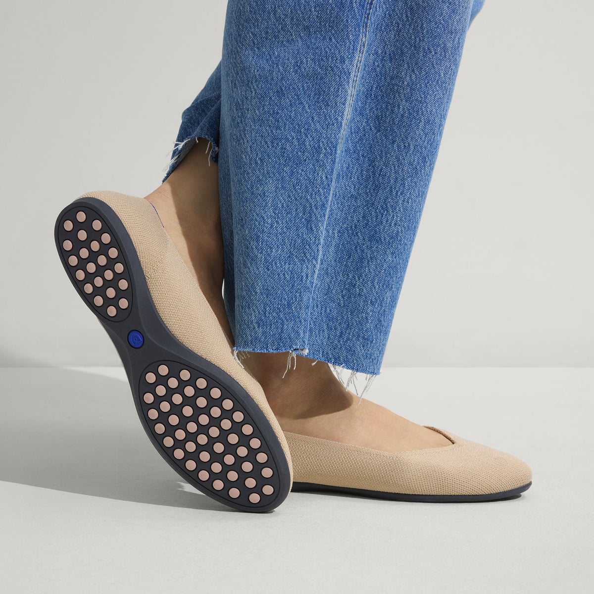 The Daily Flat in Ecru | Rothys Women|Men