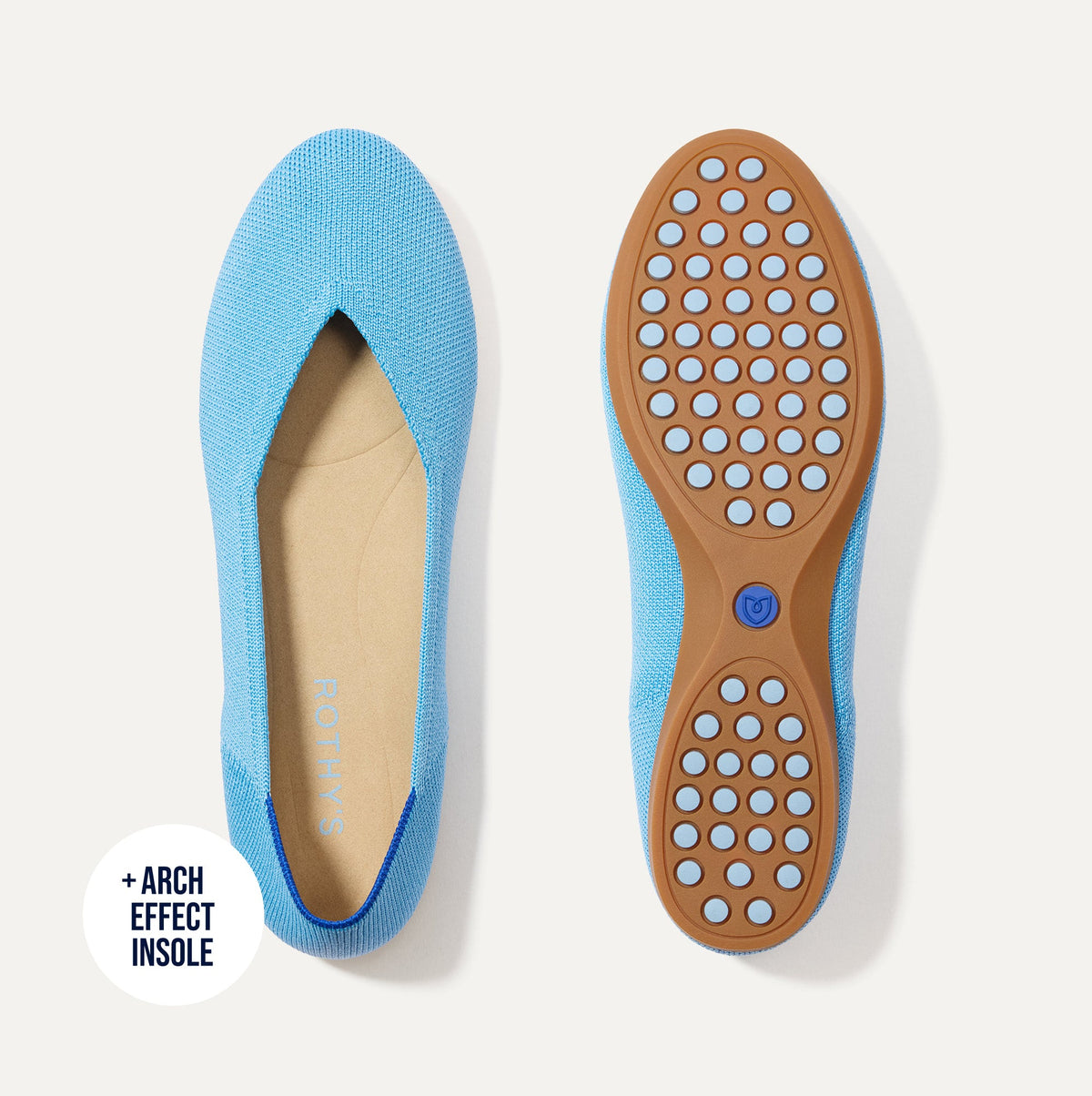 The Daily Flat in Robin Blue | Rothys Women|Men