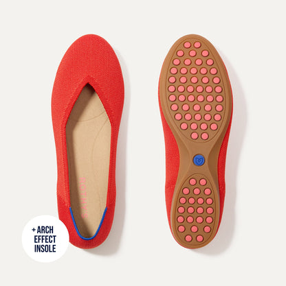 The Daily Flat in Showstopper Red | Rothys Women|Men