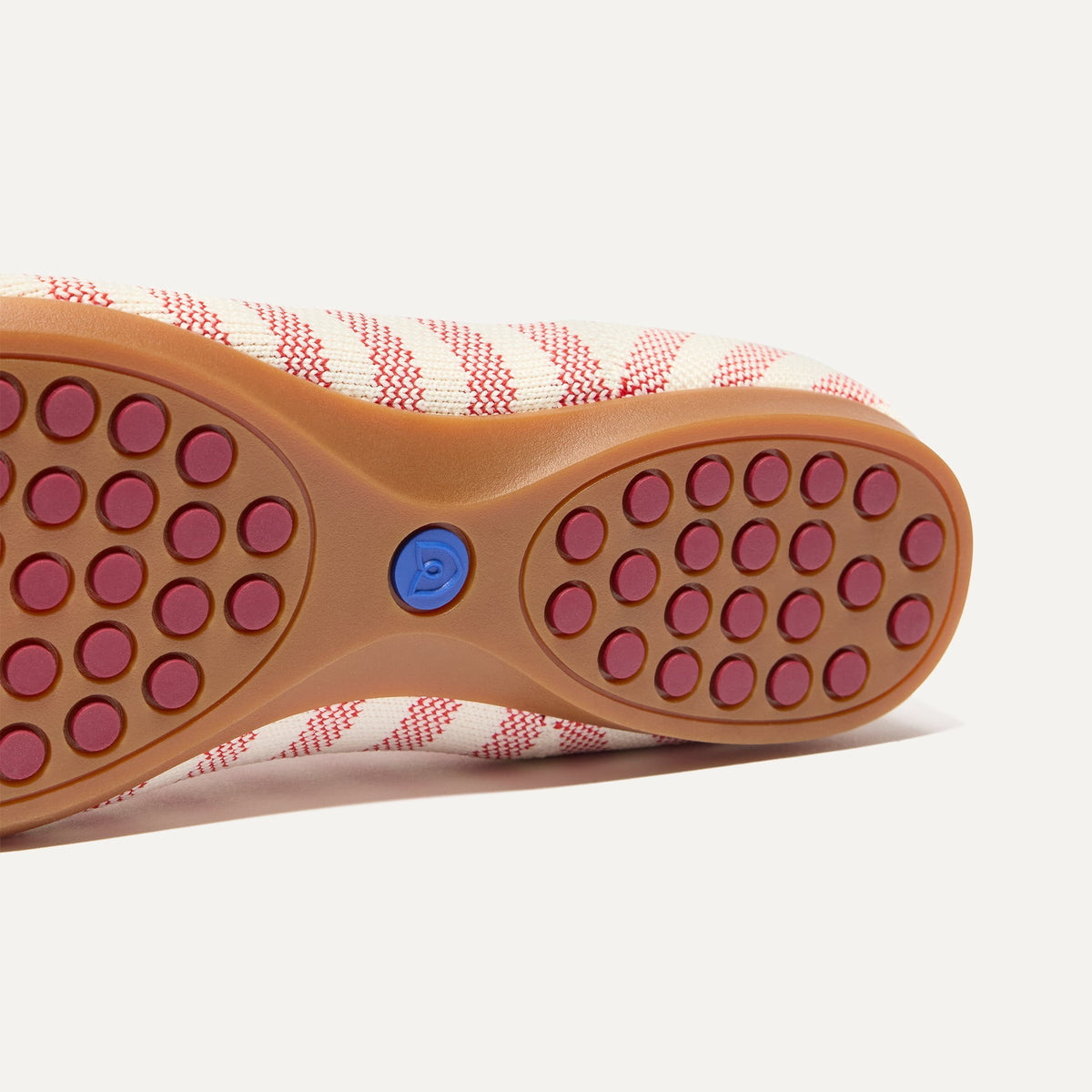 The Daily Flat in Coral Cabana Stripe | Rothys Women|Men