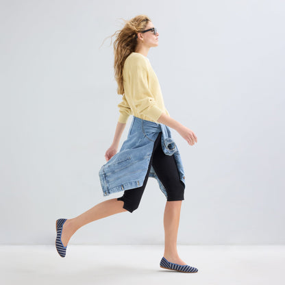 The Daily Flat in Harbor Cabana Stripe | Rothys Women|Men