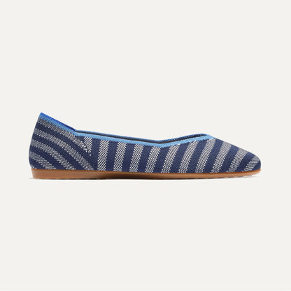 The Daily Flat in Harbor Cabana Stripe | Rothys Women|Men