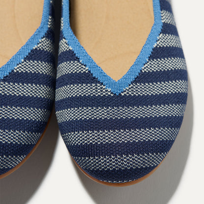 The Daily Flat in Harbor Cabana Stripe | Rothys Women|Men