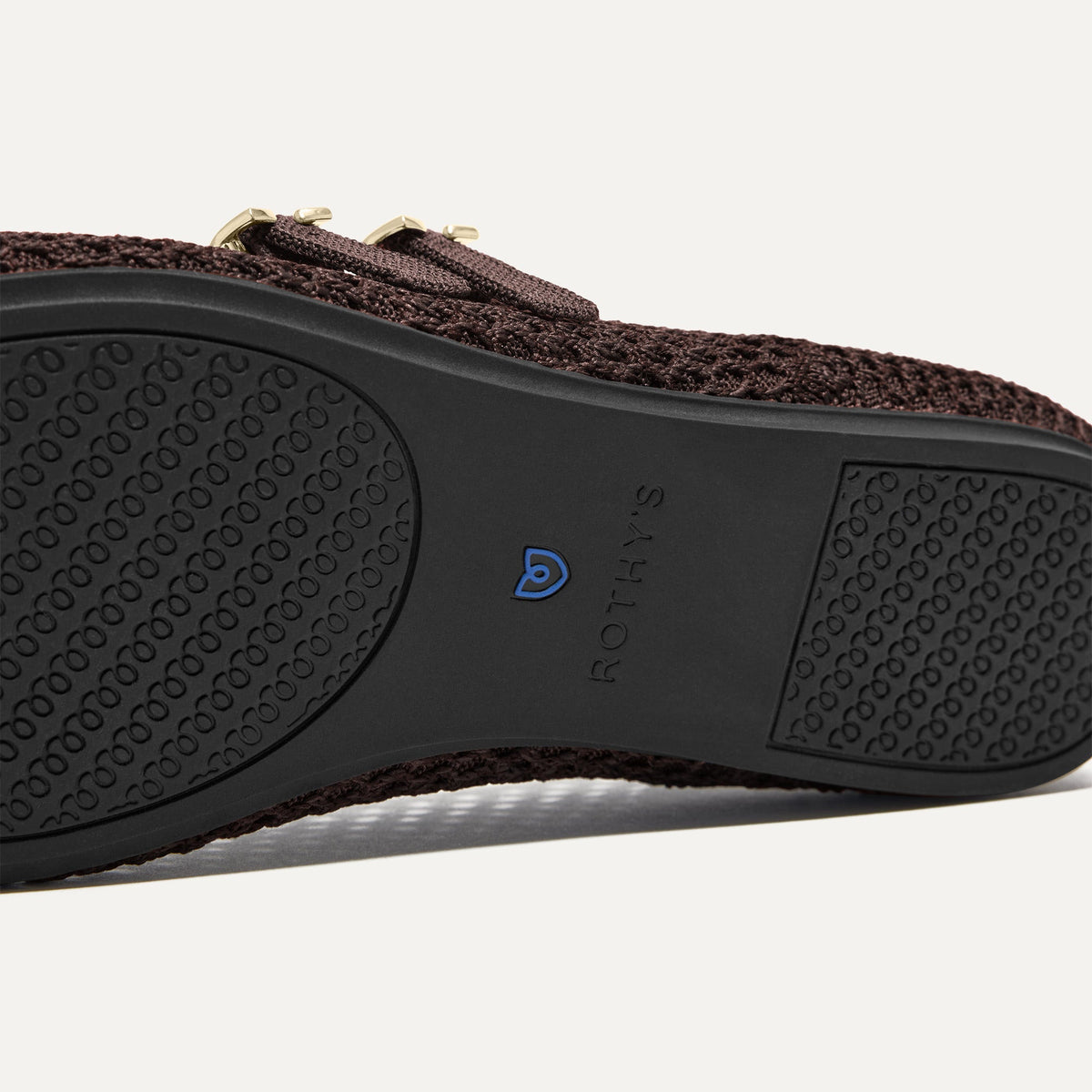 The Double Buckle Mary Jane in Chocolate Mesh | Rothys Women