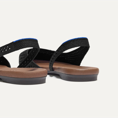 The Almond Slingback in Black Mesh | Rothys Women