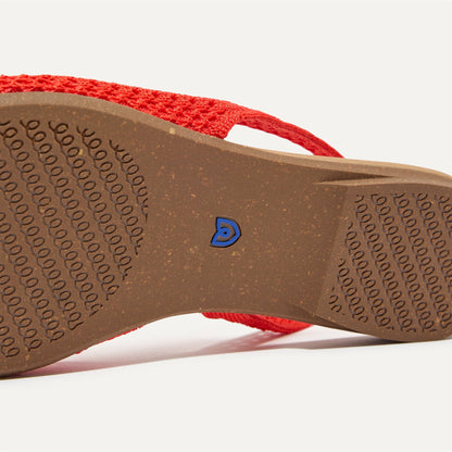 The Almond Slingback in Poppy Mesh | Rothys Women