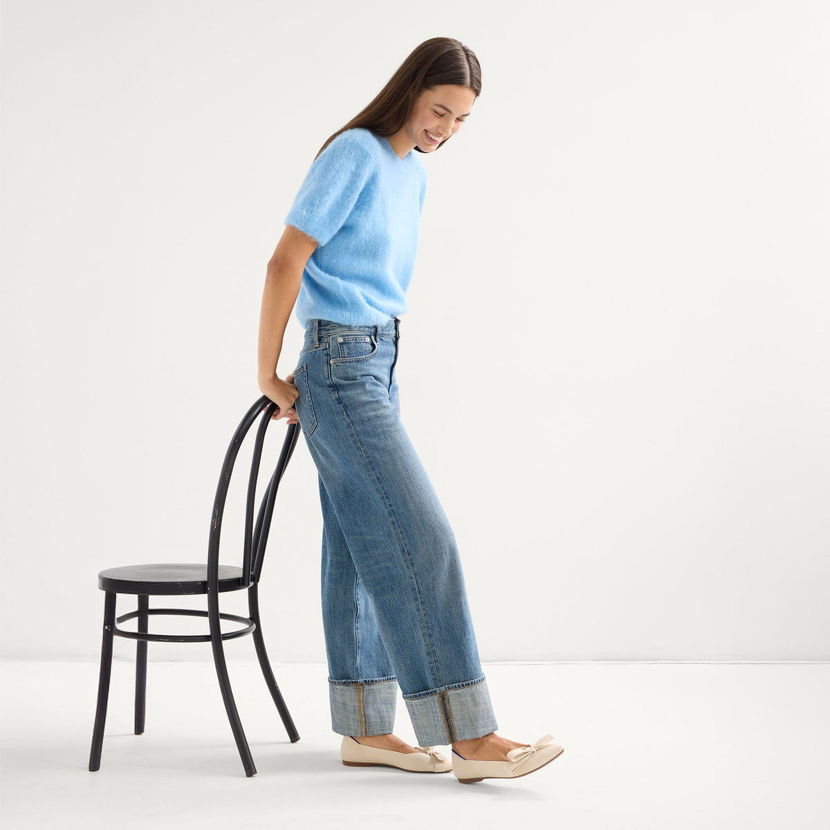The Bow Point II in Conch | Rothys Women
