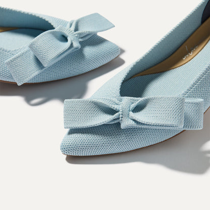 The Bow Point II in Powder Blue | Rothys Women