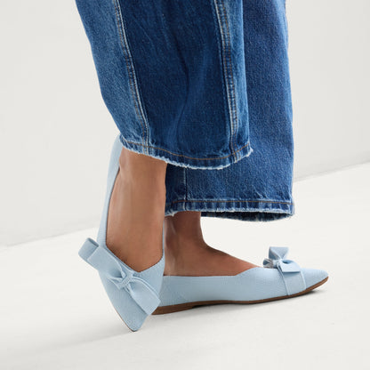The Bow Point II in Powder Blue | Rothys Women