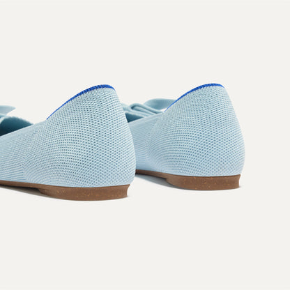 The Bow Point II in Powder Blue | Rothys Women