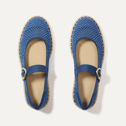 The Espadrille Mary Jane in Blue Breeze | Rothys Women