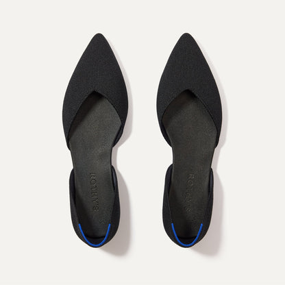 The D'Orsay Point in Black | Rothys Women