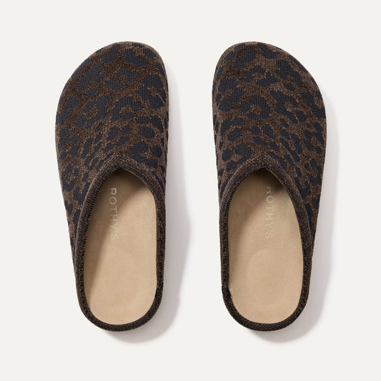 The ReVelvet™ Casual Clog in ReVelvet™ Cheetah for Women | Rothys Women