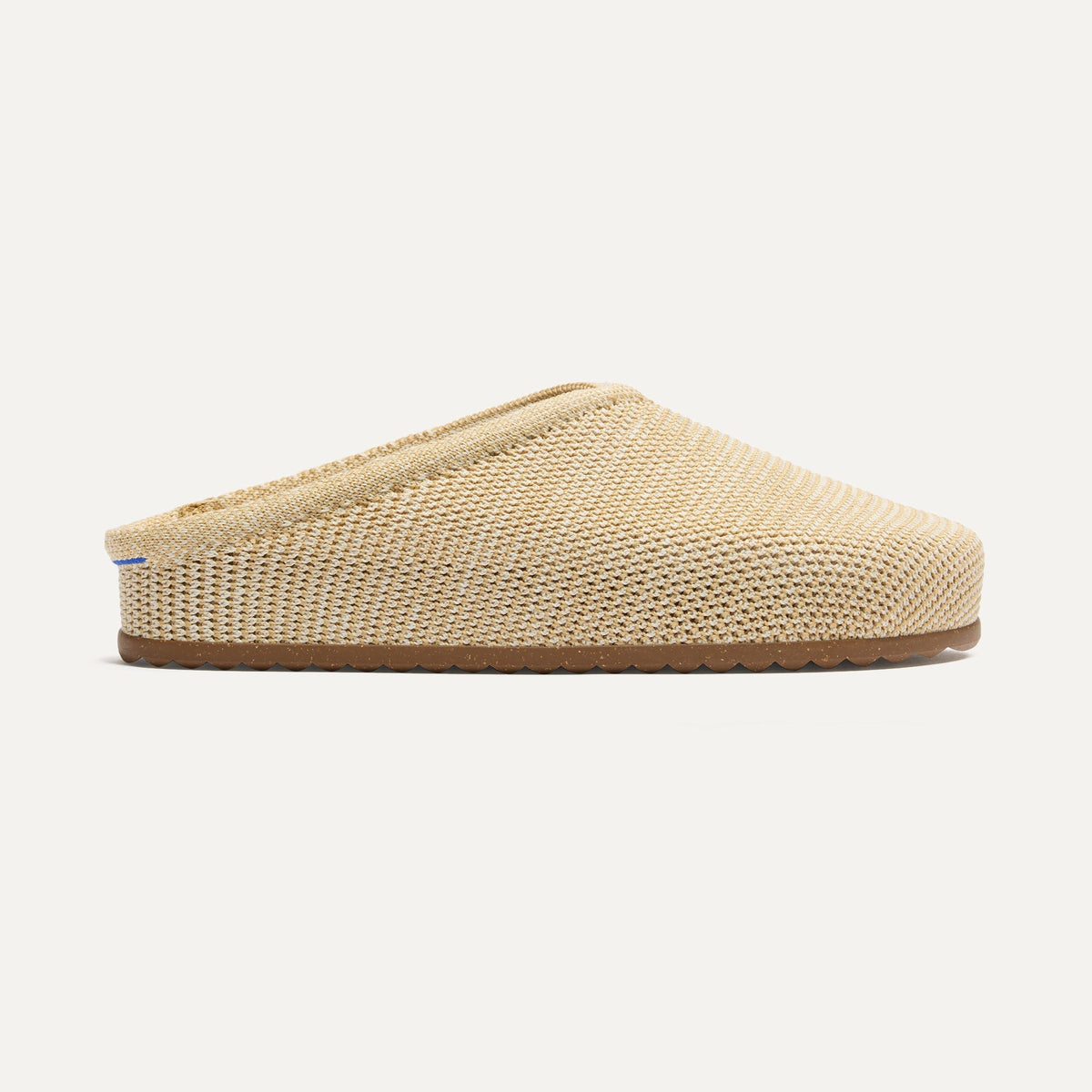 The Casual Clog in Pelican Raffia-Knit | Rothys Women