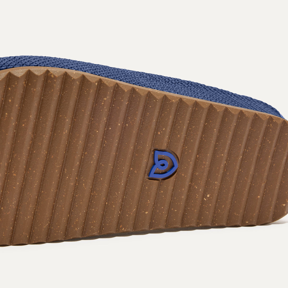 The Casual Clog in Blue Raffia-Knit | Rothys Women