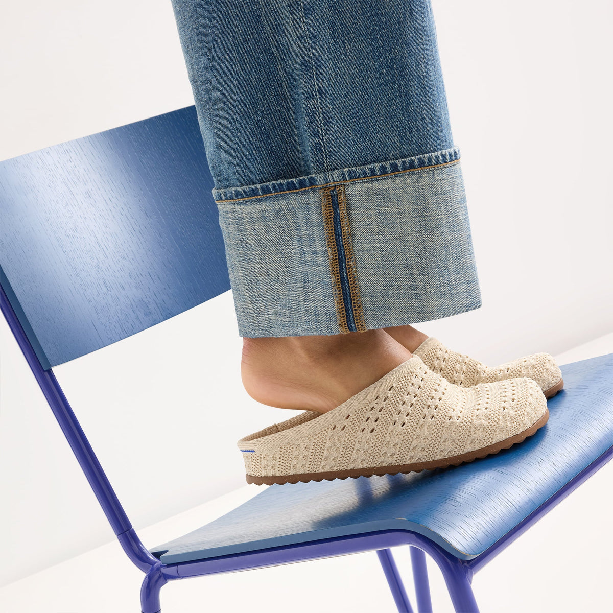 The Casual Clog in Powder Crochet | Rothys Women
