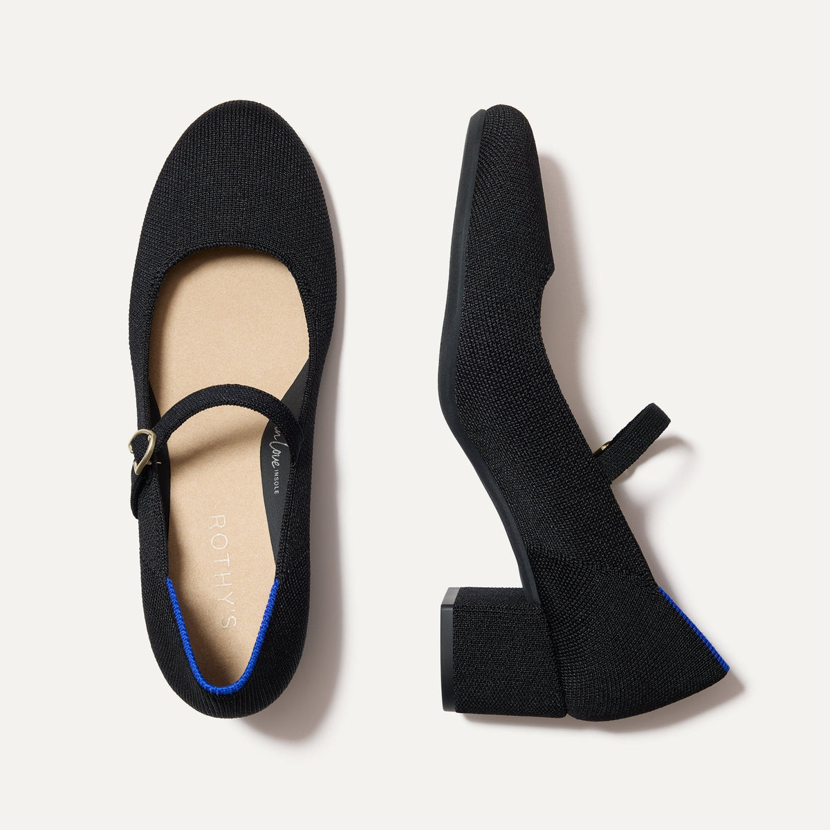 The Mary Jane Heel in Black | Rothys Women