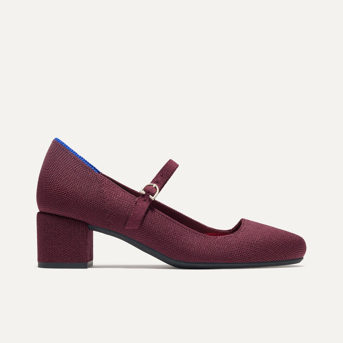The Mary Jane Heel in Wine Red | Rothys Women