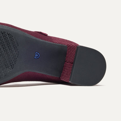 The Mary Jane Heel in Wine Red | Rothys Women