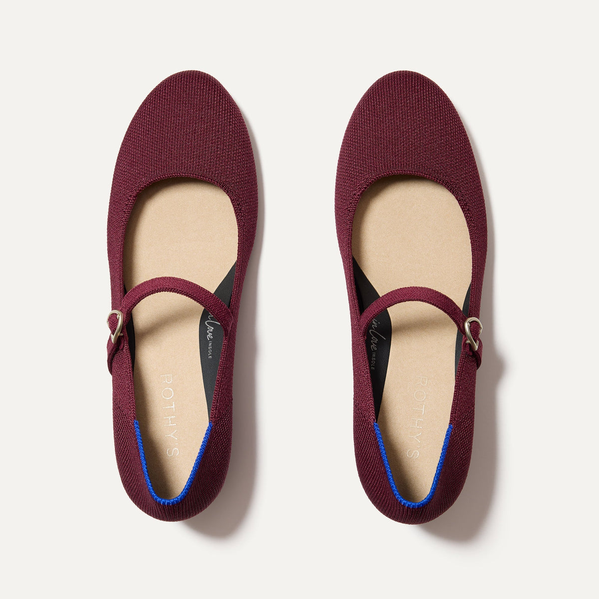 The Mary Jane Heel in Wine Red | Rothys Women