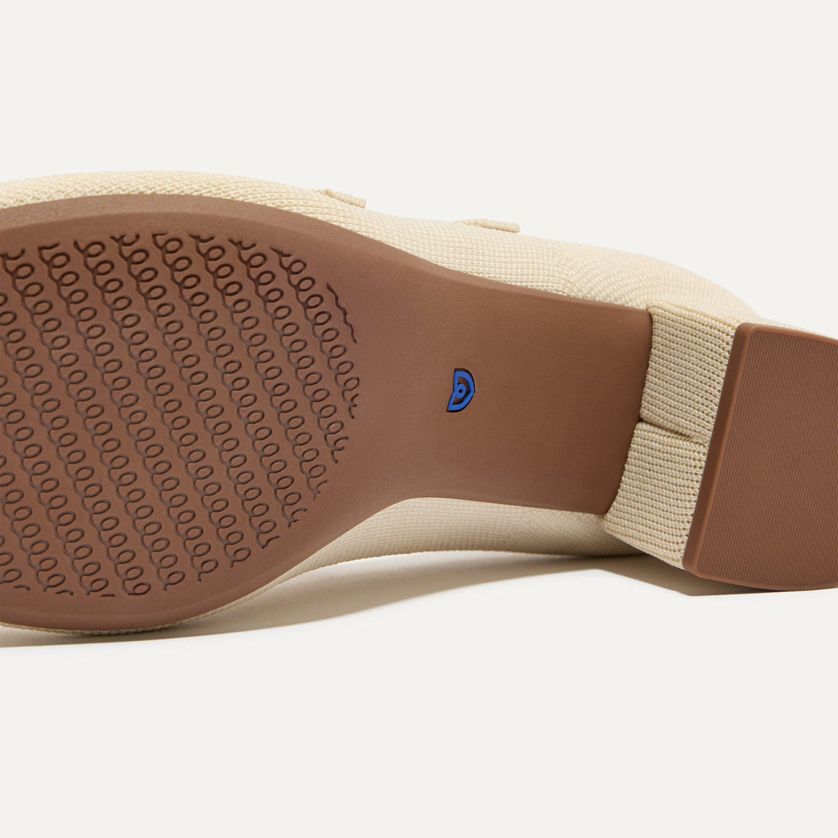 The Double Buckle Mary Jane Heel in Conch | Rothys Women