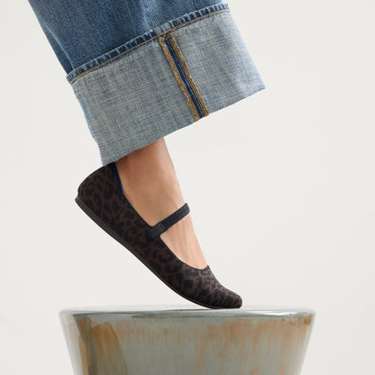 The Square Mary Jane in Classic Cheetah | Rothys Women