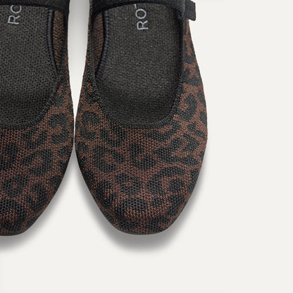 The Square Mary Jane in Classic Cheetah | Rothys Women