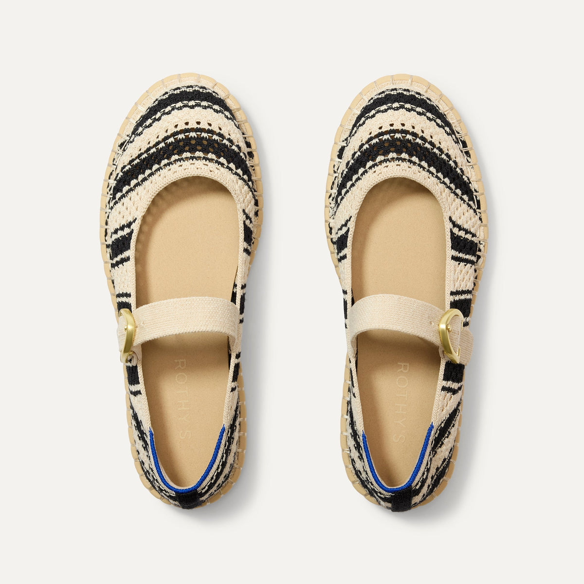 The Espadrille Mary Jane in Compass Stripe | Rothys Women