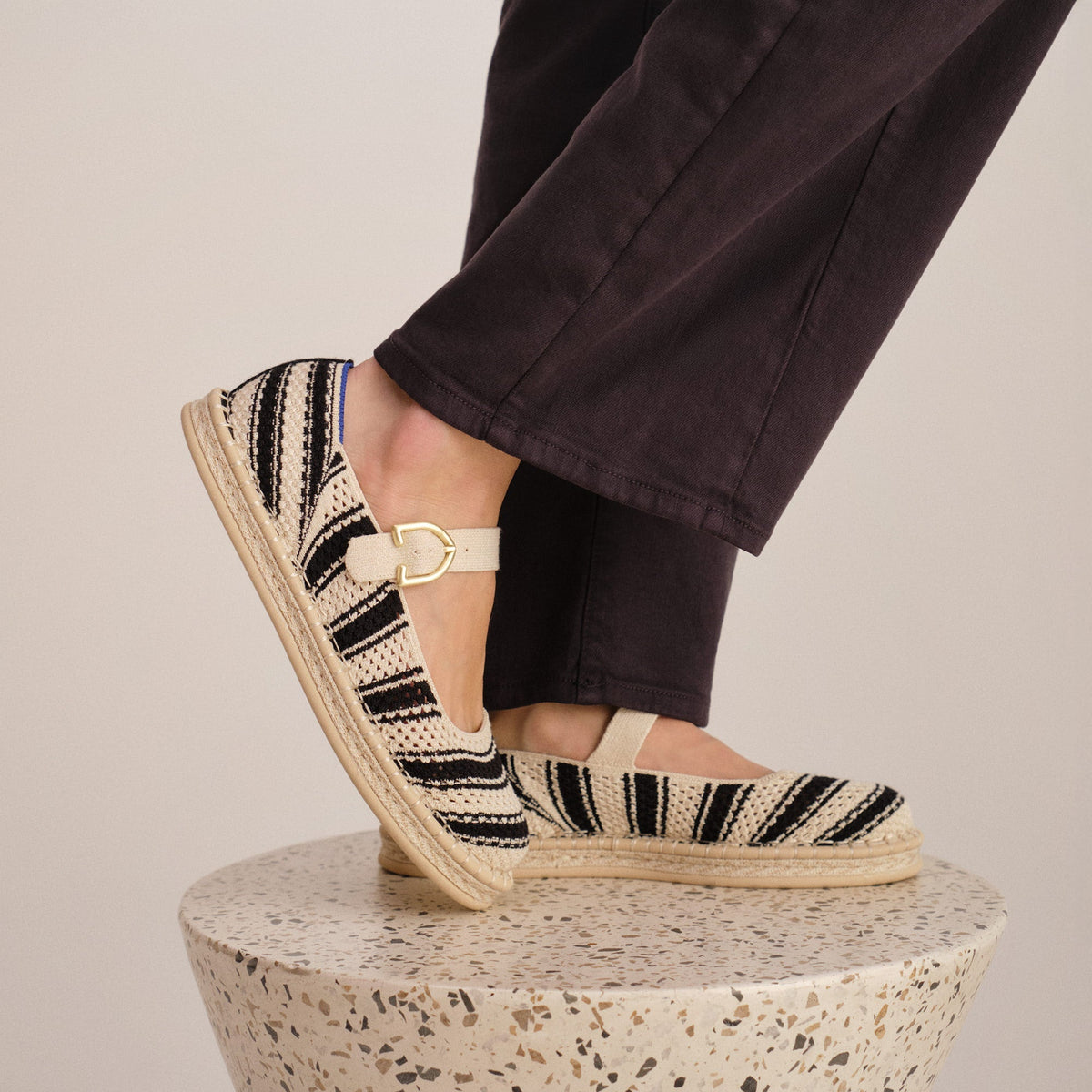 The Espadrille Mary Jane in Compass Stripe | Rothys Women