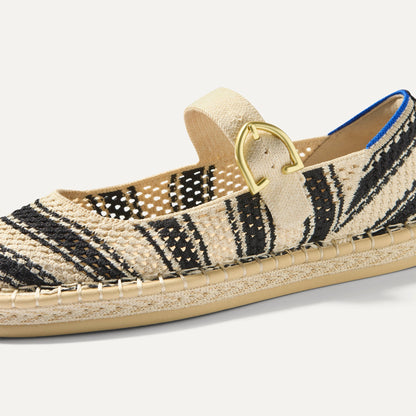 The Espadrille Mary Jane in Compass Stripe | Rothys Women