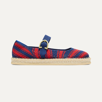 The Espadrille Mary Jane in Cherry Tide | Rothys Women