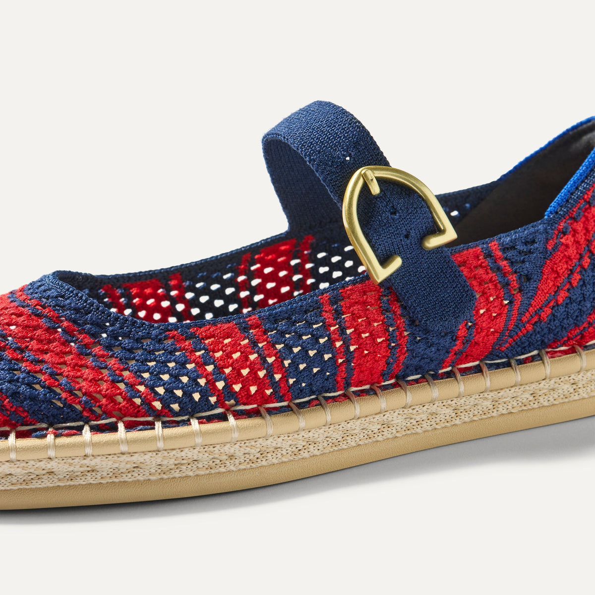 The Espadrille Mary Jane in Cherry Tide | Rothys Women