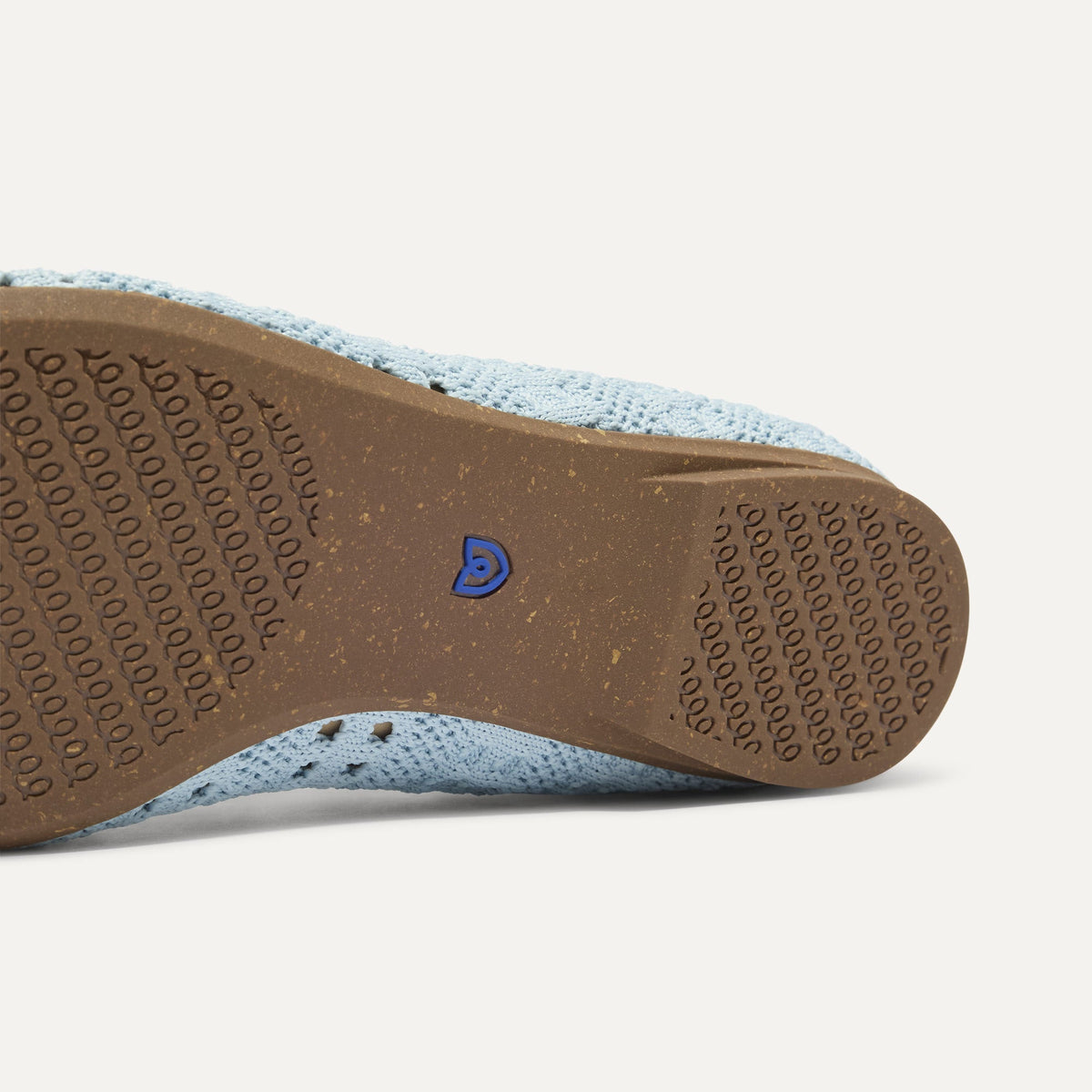 The Max Square Mary Jane in Powder Blue Crochet | Rothys Women
