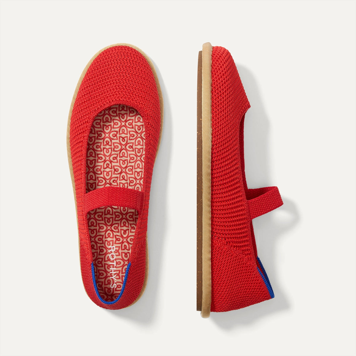 Women's Cruiser Mary Jane in Poppy Raffia-Knit | Rothys Women|Men
