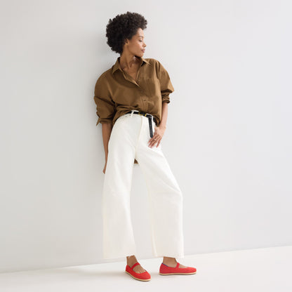 Women's Cruiser Mary Jane in Poppy Raffia-Knit | Rothys Women|Men
