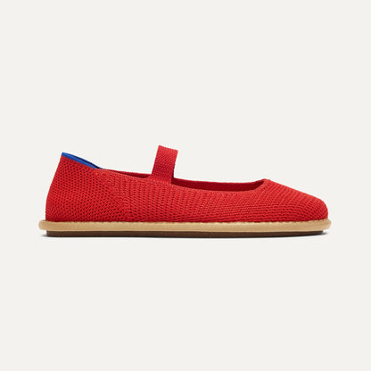 Women's Cruiser Mary Jane in Poppy Raffia-Knit | Rothys Women|Men