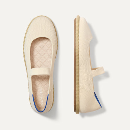 Women's Cruiser Mary Jane in White Sand | Rothys Women|Men