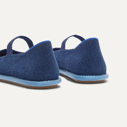 Women's ReVelvet™ Cruiser Mary Jane in ReVelvet™ Navy | Rothys Women|Men