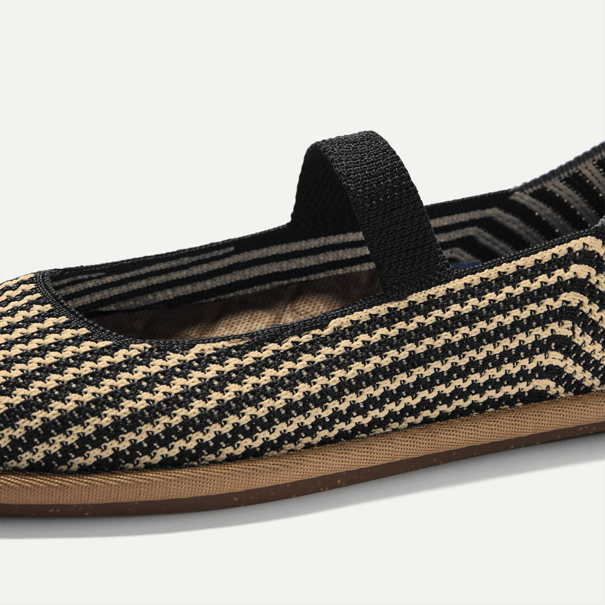 Women's Cruiser Mary Jane in Toffee Stripe | Rothys Women|Men